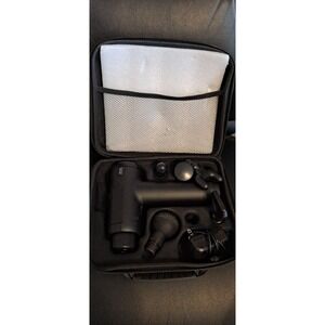 Rexin Black Deep Tissue Muscle Massage Gun For Athletes With Case